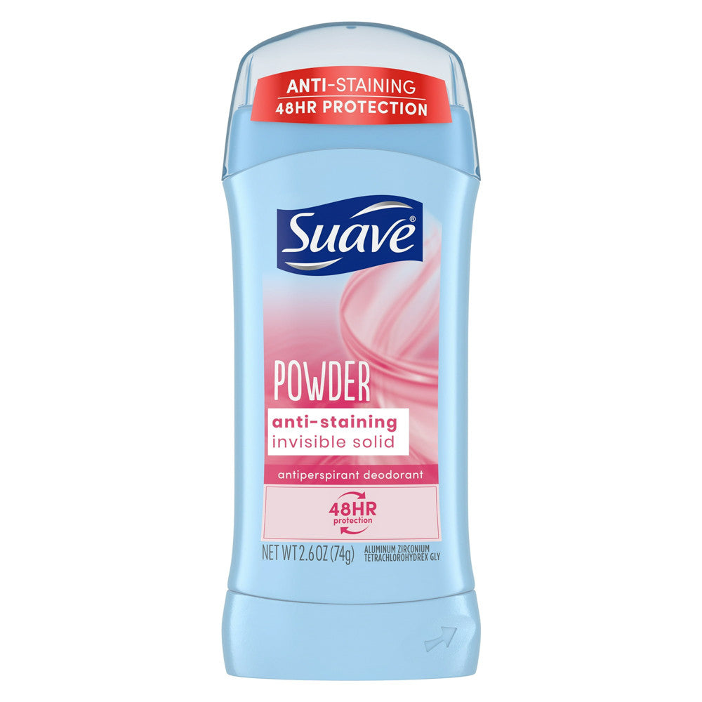 Suave Anti-Perspirant Deodorant Invisible Solid Powder - 2.6 Oz